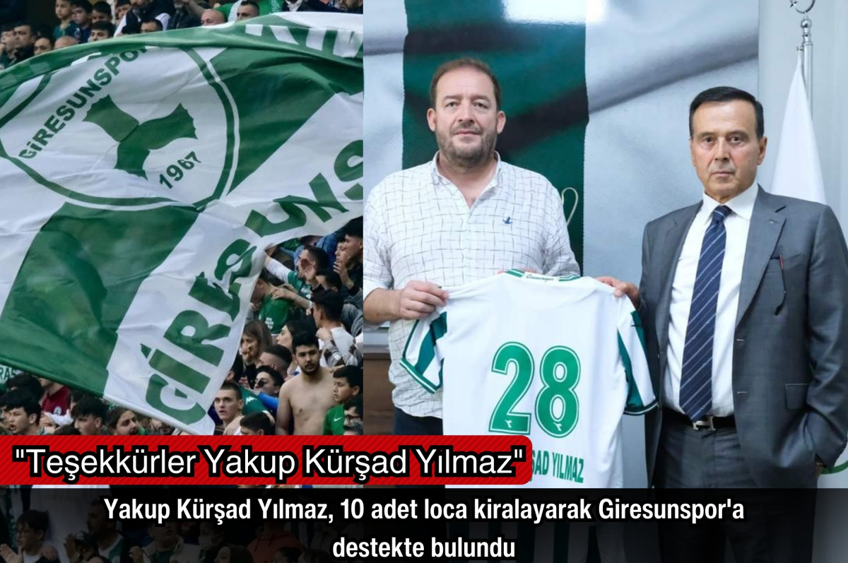 Giresunspor'a destek: 