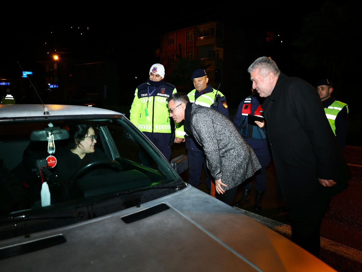 Kaymakam Koç ve Başkan Sıbıç, yeni yıla bakın nasıl girdiler!